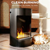 Bioethanol Fire, 22" Freestanding Ethanol Fireplace Stove, 3 Hours Burn