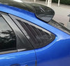 Ford Focus MK2 2005-2012 Carbon Fibre Rear Side Window Louver Vents Covers 2pcs