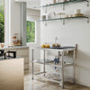 Commercial Stainless Steel 1.0 Bowl Sink Catering Kitchen WorkTable&Drainer Unit