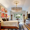 Dimmable Crystal Chandelier Ceiling Light Hanging Pendant Lamp Dining Room