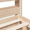 Bed Frame without 160x200 Solid Wood Pine K8F5