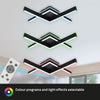 LED Ceiling Light Chandelier Lamp RGB Dimmable CCT Remote Control 18W Gaming
