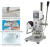 Embossing Machine,Hot Foil Stamping Machine Leather Stamp Emboss Press Tool 220V