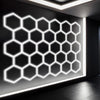 28HEX LED Lighting Lamp For Garage Retail Barber Ceiling Honeycomb Light Hexagon