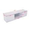 Modern 160cm TV Unit Cabinet Stand High Gloss Doors & Matt Dody with LED Lights