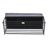 Modern Ottoman Bench Fabric Padded Footrest Entry Hallway Shoe Bench Window Seat