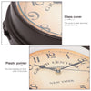 Outdoor Garden Paddington Station Wall Clock Double Sided Hanging Bracket Clock