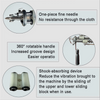 2 in1 Cut&Loop Pile Tufting Gun with Tufting Cloth,Carpet Trimmer,Rug Making kit