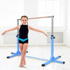 Kids Junior Gymnastic Training Bar Adjustable Horizontal High Bars Home Gym
