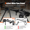 Portable Folding Saw Stand Universal Miter Saw Stand w/ Convenient Clamp System