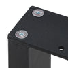Set of 2 Black Industrial Metal Table Legs Heavy Duty Desk Bench Frame Base Legs