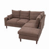 L-Shaped Corner Sofa, Sectional Couch with Built-in USB Port Chaise