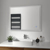 LED Mirror Bathroom Illuminated Wall Mounted with Anti fog / Touch Switch 60X80