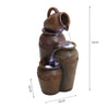 Pour Kettle Well Water Fountain Fountain with Electric Pump for Patio Decorative