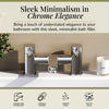 Contemporary Bath Filler Mixer Tap - Chrome