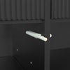 Shoe Storage Cabinets with Drawers, Shoe Bench and Coat Rack Wardrobe Set Black