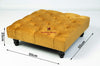 Square Coffee Table Chesterfield Upholstered Footstool Pouffe Foot Stool Seat