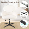 Criss Cross Chair Swivel Cross Legged Chair Computer Desk Task Vanity Chair