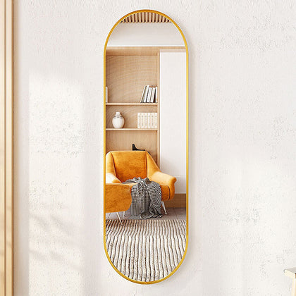 150CM OvalShaped Wall Dressing Mirror Bedroom Full Length Mirror Hallway Mirror