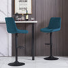 1/2/3/4x Bar Stools Adjustable Breakfast Kitchen Stools Velvet Swivel Gas Lift