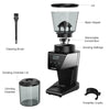 BioloMix Electric Burr Coffee Grinder 30 Gears with Visual Bean Storage