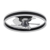 LED Ceiling Fan Light Dimmable Living Room Chandelier Lamp With Remote Control