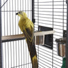 Large Bird Cage Parrot Cage Open Top Rolling Wheels for Canary Budgie Parakeet