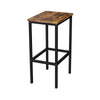3 Space Saving Industrial Kitchen Bar Table Stool Set Breakfast Dining Chair Set