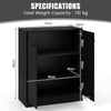 2-Door Modern Storage Cabinet Freestanding Buffet Cabinet Storage Organizer