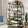 70" Tall Indoor Plant Stand Industrial Bookcase Flower Pots Display Rack