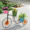 Bicycle Planter Metal Plant Stand Garden Bike Flower Pot Cart Holder Basket Deco