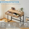 Console Table 2 Drawer Wooden Shelf Hallway Storage Side Desk Furniture Bedroom