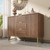 Sideboard Cabinet Industrial Wooden Cupboard Storage Furniture 2 Doors 3 Drawers