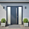 Garden Planters 2 pcs 40x40x40 Stainless Steel M1F3
