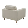 Dusk Soho Sand Stripe Linen Armchair RRP £279