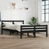 GuyAna Solid Wood Bed Bed Frame,Wood Highlights, Small Double,Bed Frame J1G8