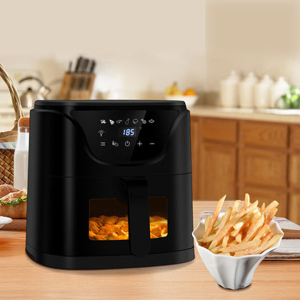 5L Air Fryer Healthy Low Fat Oil Free Frying Cooker Timer 7 Preset Modes 1500W
