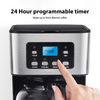 1.5L Filter Coffee Machine Digital Brewing Timer for Home Kitchen Office 950W
