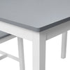 New Solid Wood Dining Table and 4 Chairs Set Home Kitchen Furniture 4 Colours