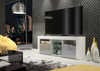 TV Unit Cabinet | TV Stand 145cm | Sideboard with High Gloss Doors | Free LED