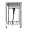 Commercial Catering Kitchen Table Sink Stainless Steel Double Bowl Drainer Unit
