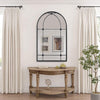 BLACK ENCHANTED WINDOW STYLE WALL MIRROR GIRLS ROOM HALLWAY ARCH WINDOW MIRROR