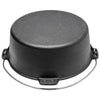 Pre-Seasoned Cast Iron Outdoor/Camping Dutch Oven Stew Pot with Handle and Lid