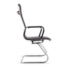 High Back PU Leather Reception Seat Home Office Chair Sled Base Conference Chair