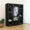 Portable Clothes Closet Wardrobe Storage Organizer with Non-Woven Fabric