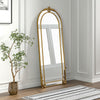 Vintage Antique Gold Arched Full Length Mirror 4ft 6ft Home Living Room Bedroom