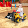 Kids Ride On Bulldozer Toy Car Children Pretend Play Truck with Storage