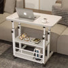 Over Bed Table Storage Shelf Aid Hospital Height Adjustable Laptop Tray Trolley