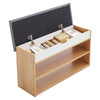 Hallway Shoe Cabinet Bench Storage Shoes Rack Unit Cupboard Cushion Padded Seat