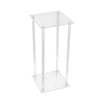 40/60/80/100cm Acrylic Wedding Flower Stand Pedestal Centrepiece Plinth Decor